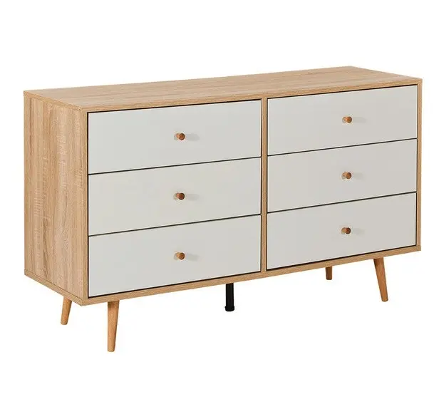 Bedroom Bundle Adriana Chest of 6 Drawers and 2 Bedside Tables