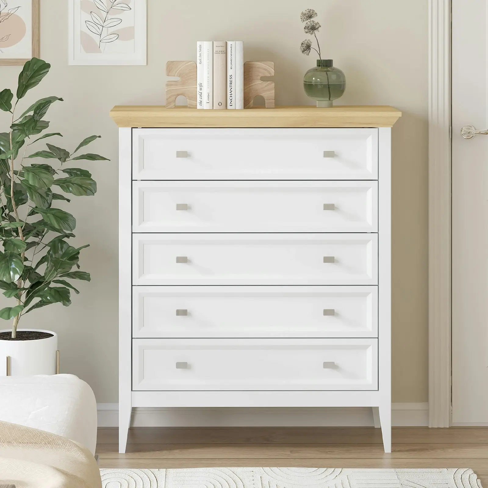 Coogee 5 Chest of Drawers Chest Tallboy and Console Table Bundle  Versatile Storage Solutions