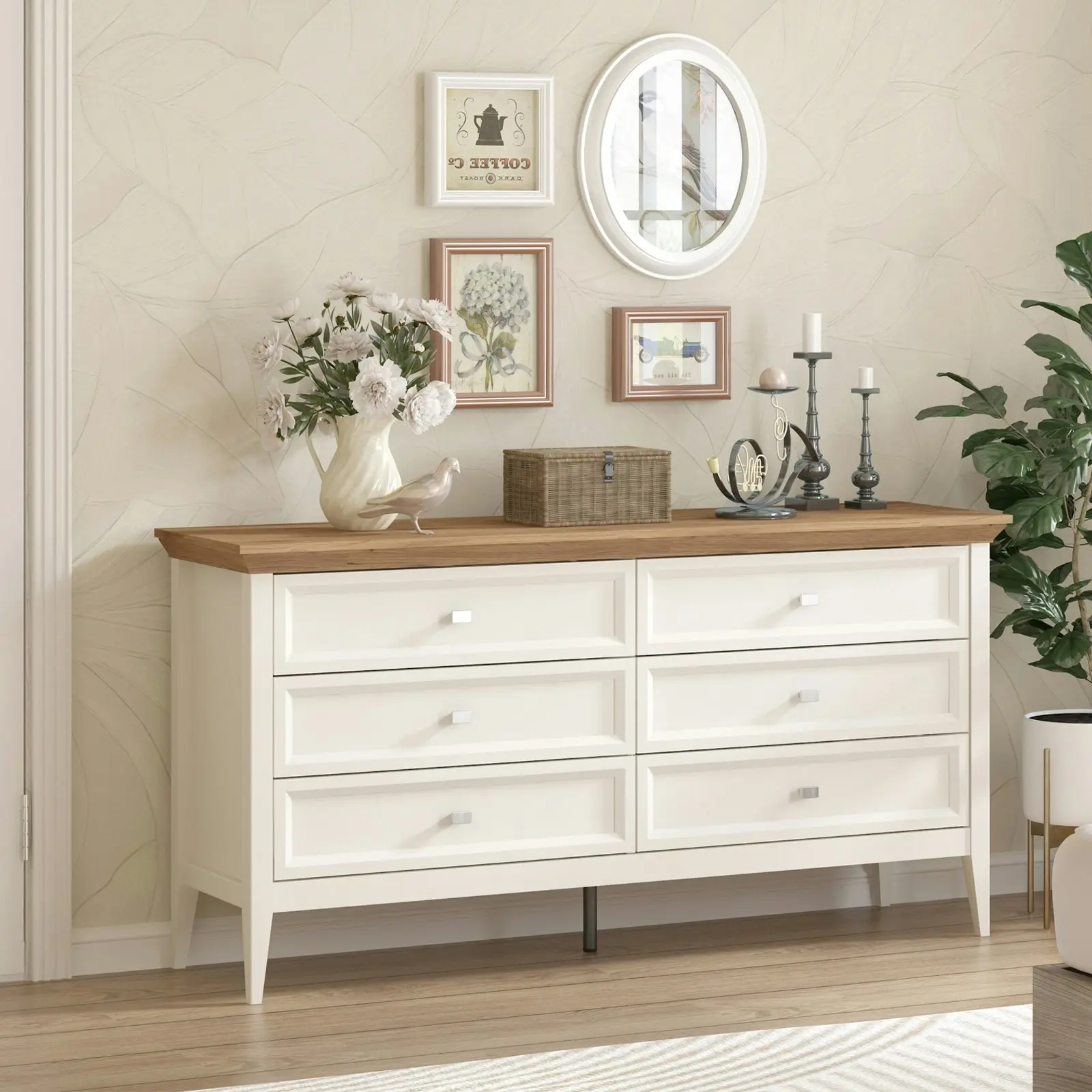 Coogee 6 Drawer Chest of Drawers  Spacious Storage Solution for Bedroom and Living Areas