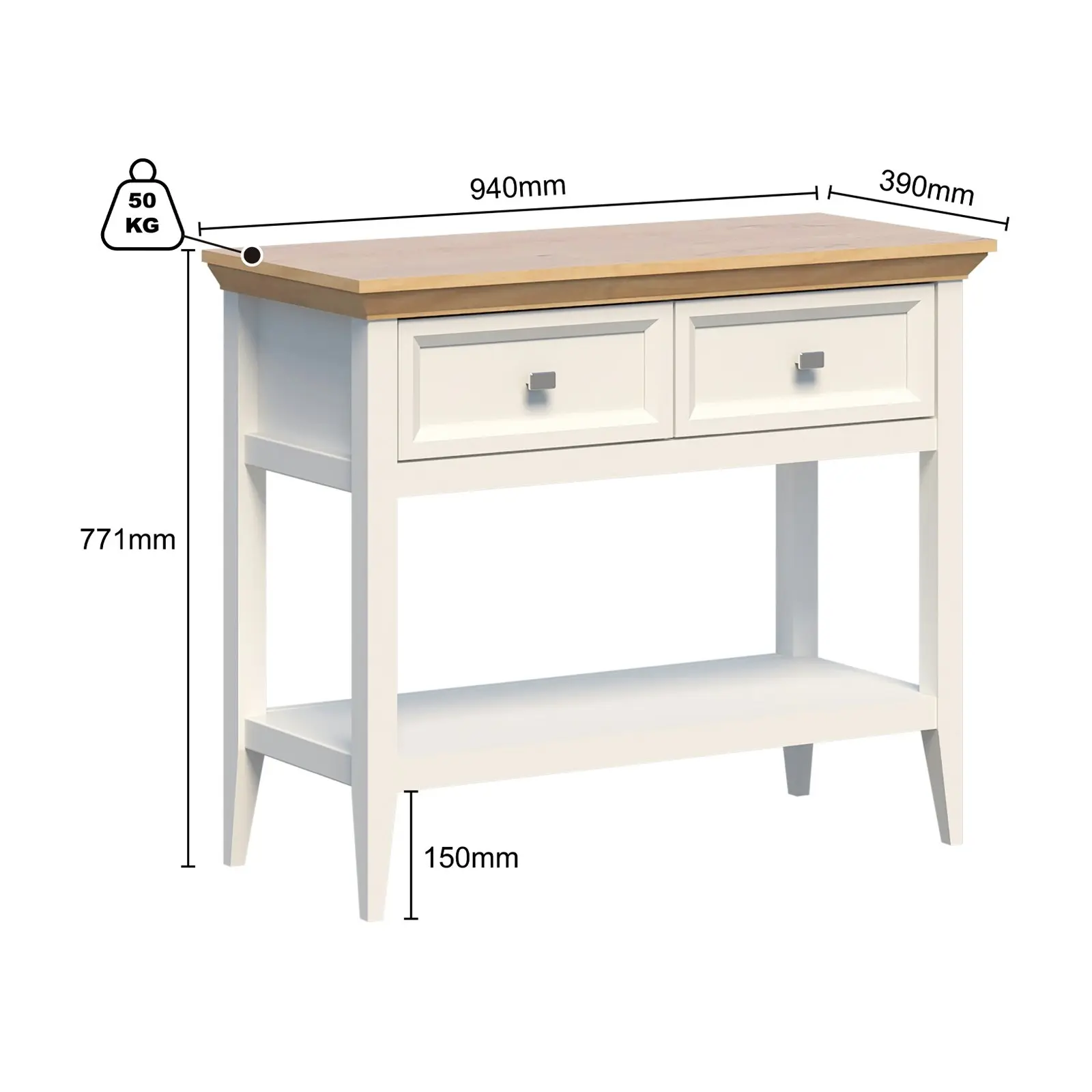 Coogee Console Table with Drawers & Bedside Table Set Elegant Storage Solutions for Modern Interiors