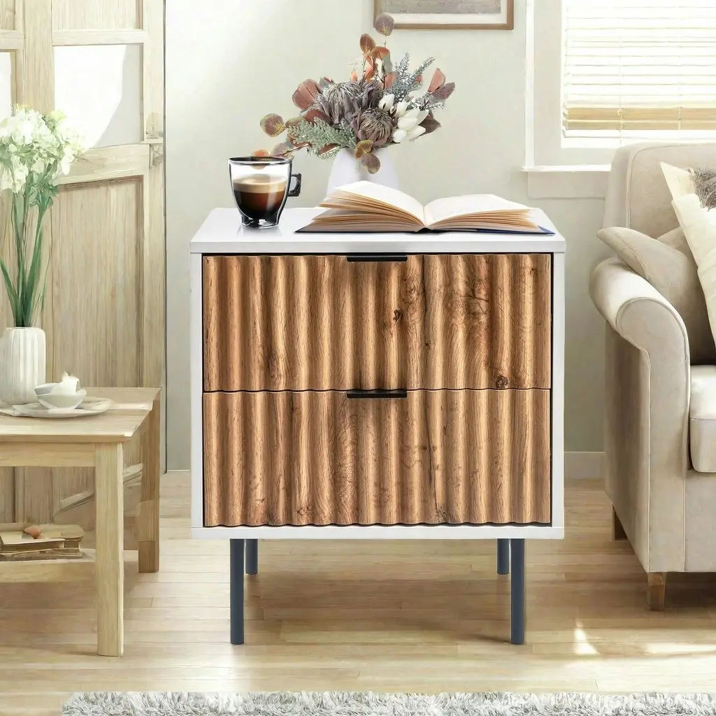 Chelsea 2 Drawer Bedside Table