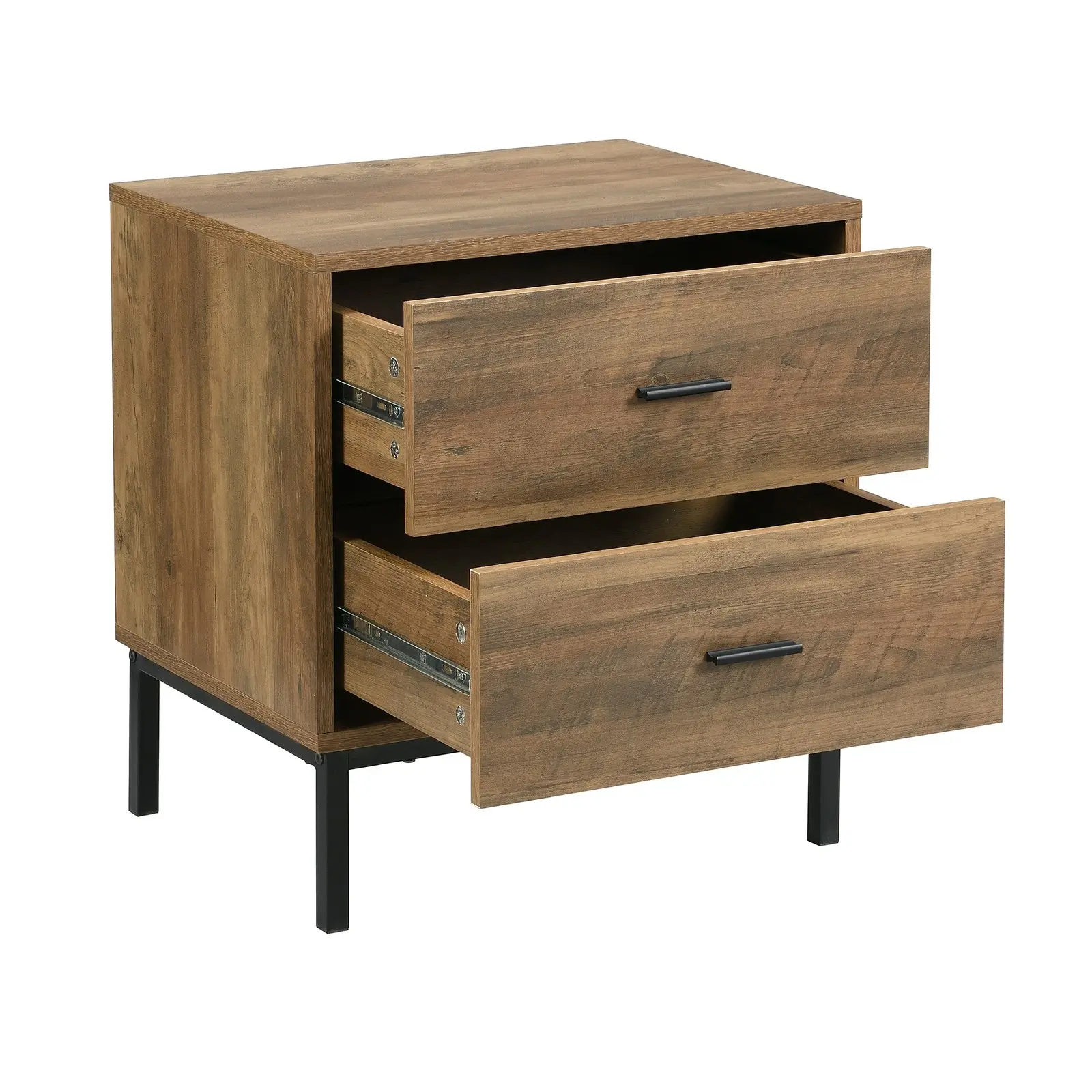 Bronx Bedside Tables | Set of 2 Stylish & Functional Units for Bedroom Storage