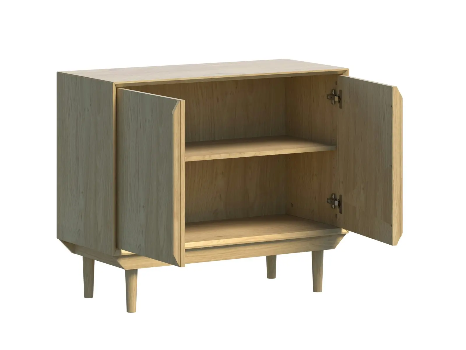 Swedish Compact Sideboard Buffet Cabinet | Stylish and Space-Saving Storage Solution