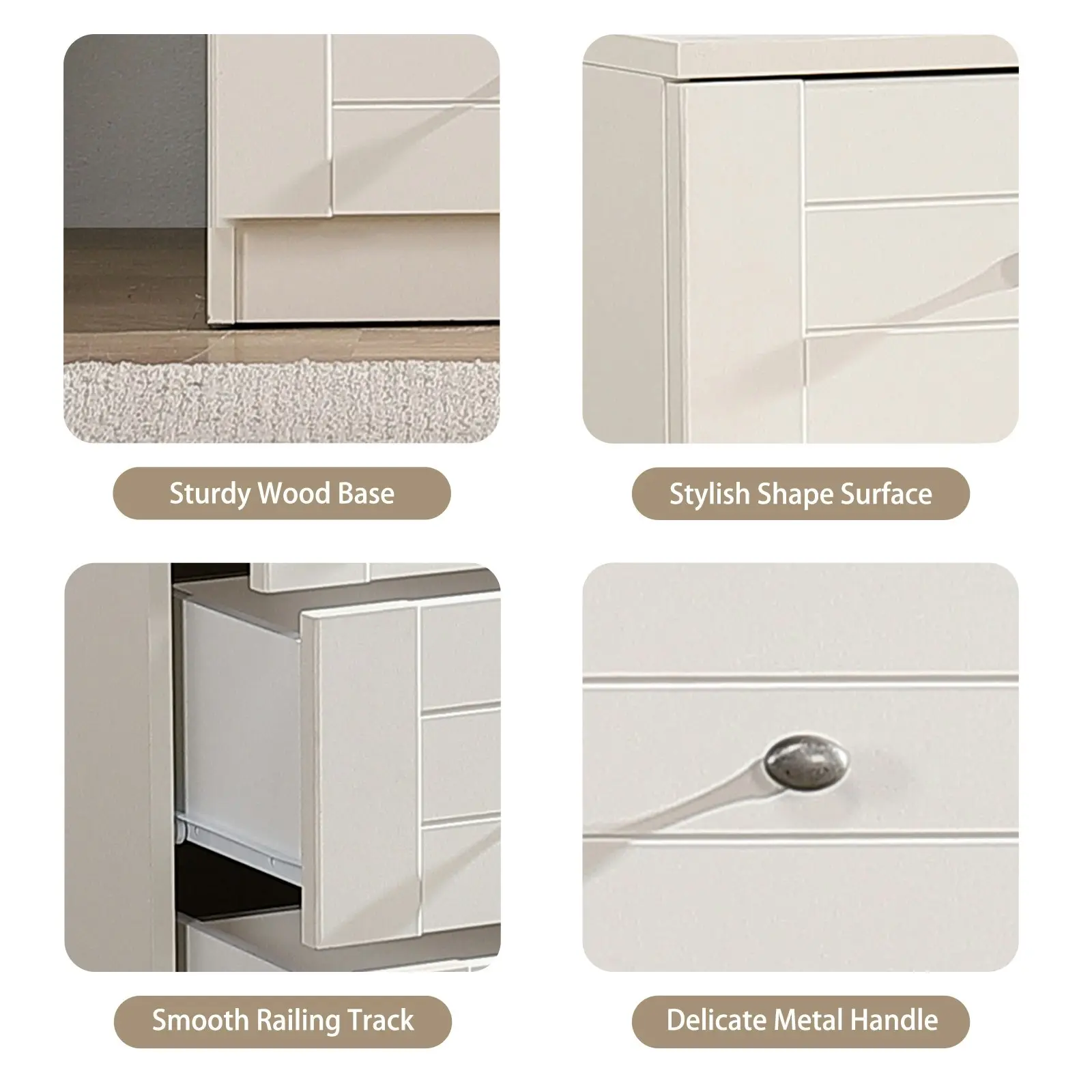 Modern Harmony Harriet 5 Drawer Chest | Sleek & Stylish Bedroom Storage