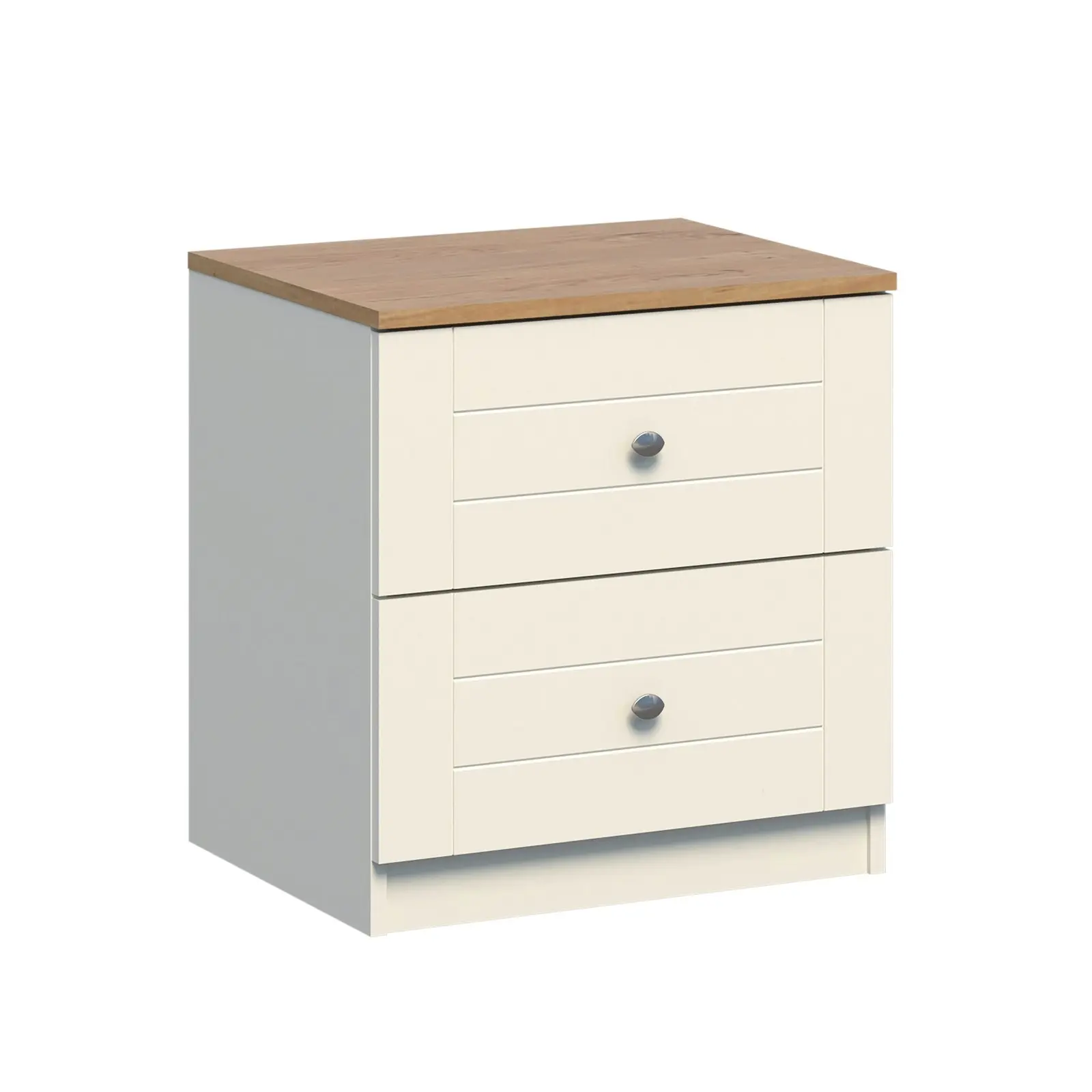 HARRIET Chest of 2 Drawer Bedside Table