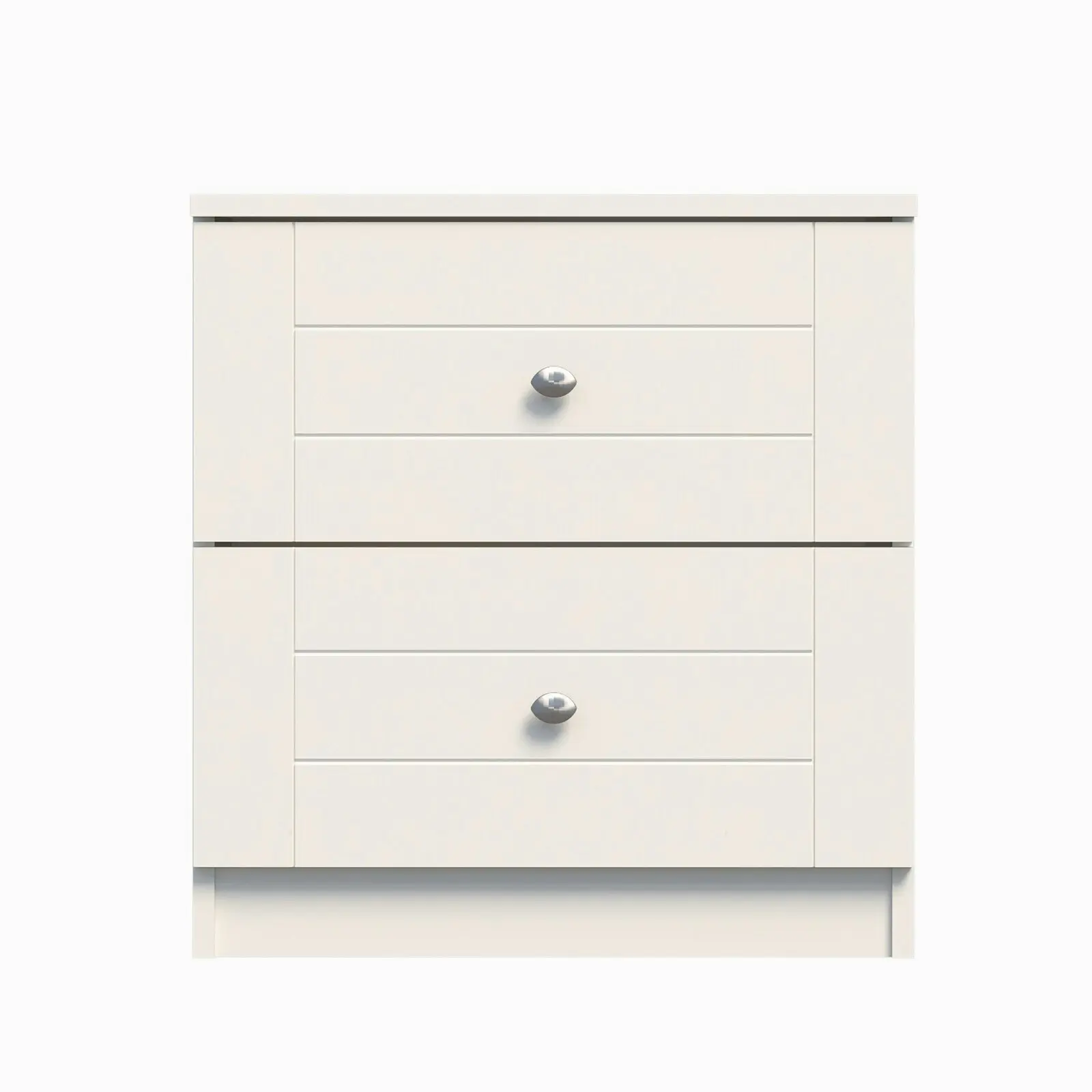 HARRIET Bedside Table Chest Of 2 Drawers White