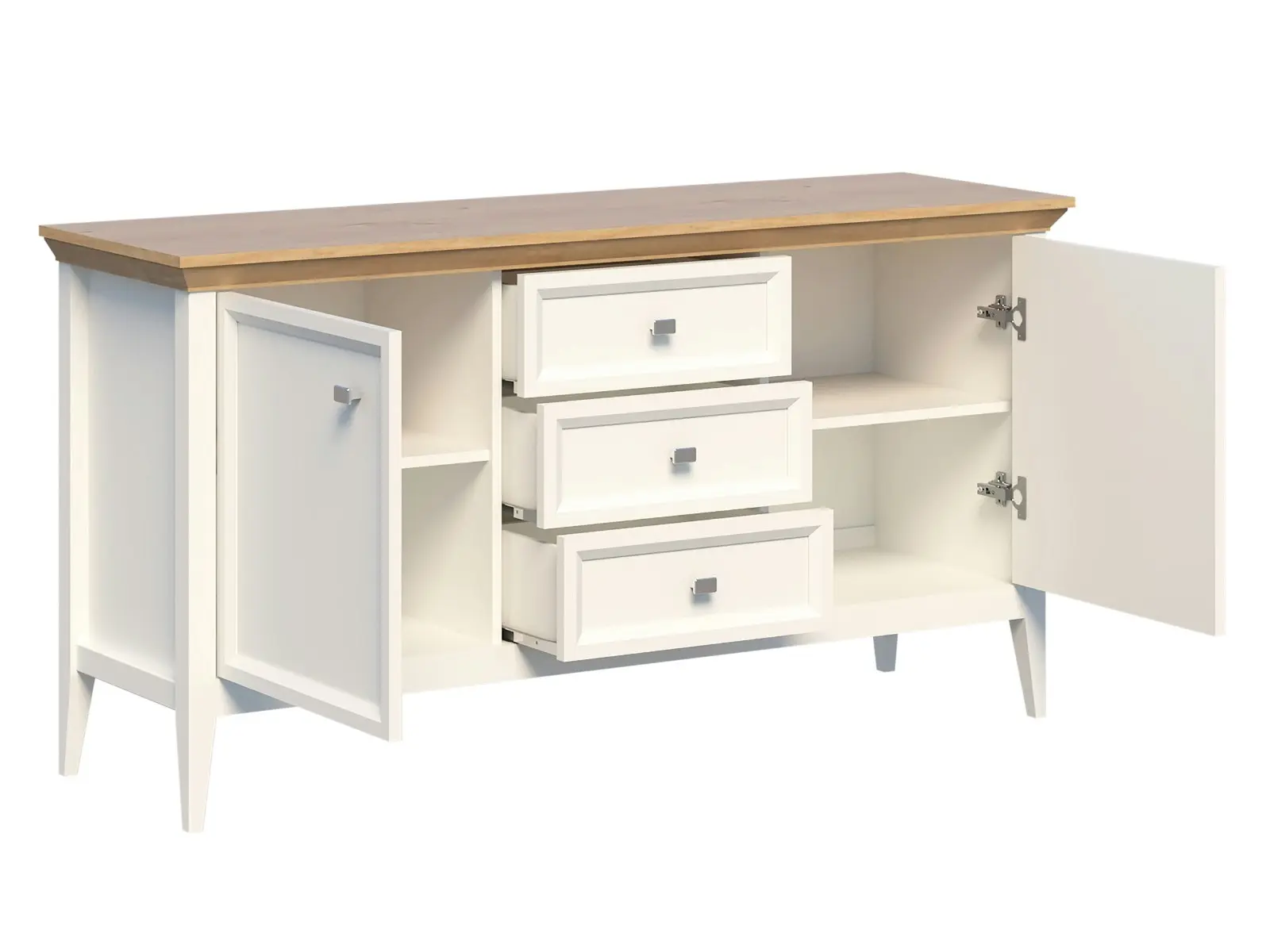 Coogee 2 Door 3 Drawer Large Buffet Sideboard with Dresser | Elegant & Versatile Storage Solution