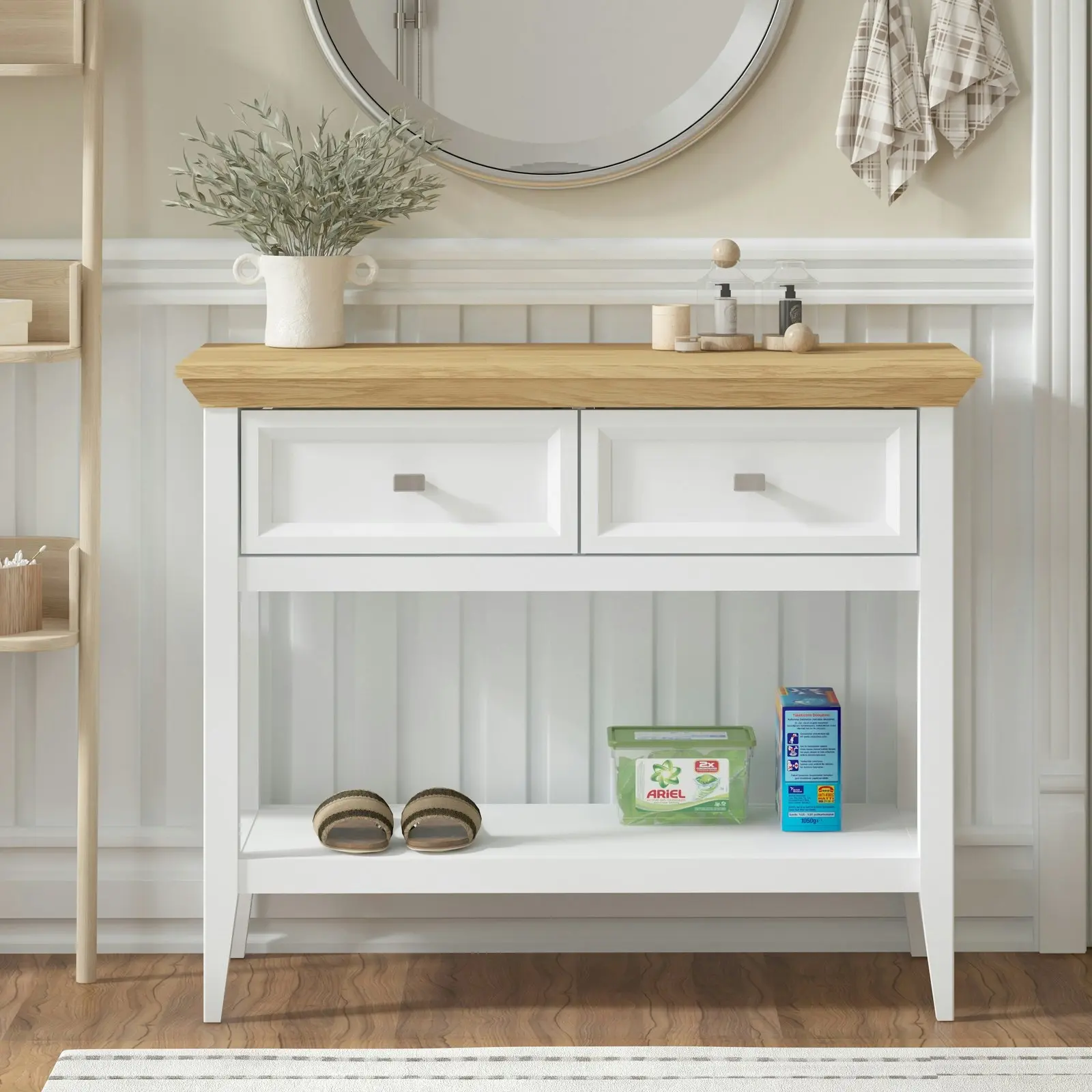 Coogee 5 Drawer Chest, 6 Chest of Drawers Dresser, and Console Table  Complete Storage Solution