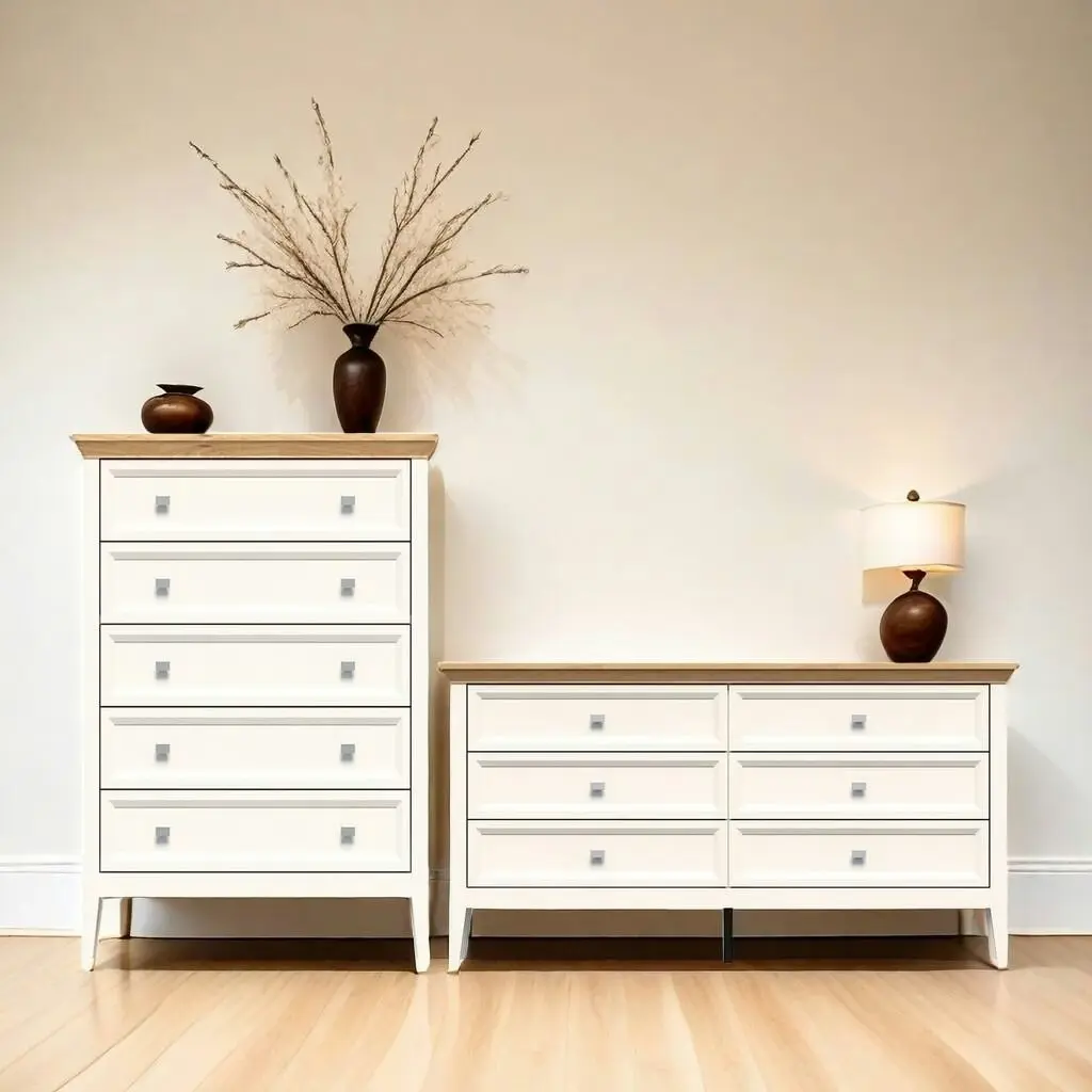 Coogee 5 Drawer Chest & 6 Chest of Drawers Tallboy Dresser