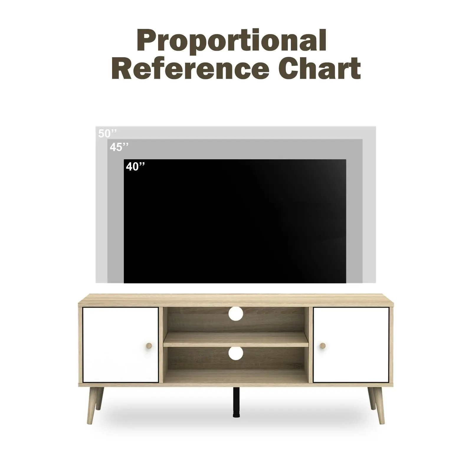 Adriana TV Cabinet | 120CM 2 Door Entertainment Unit for Stylish Living Room