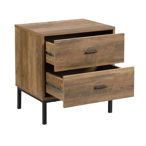 Cosmoliving Bronx set 4 Chest of Drawers and 2 Bronx Bedside tables