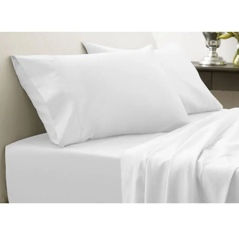 100% Bamboo Luxury Silk Feel Soft Sheet set White