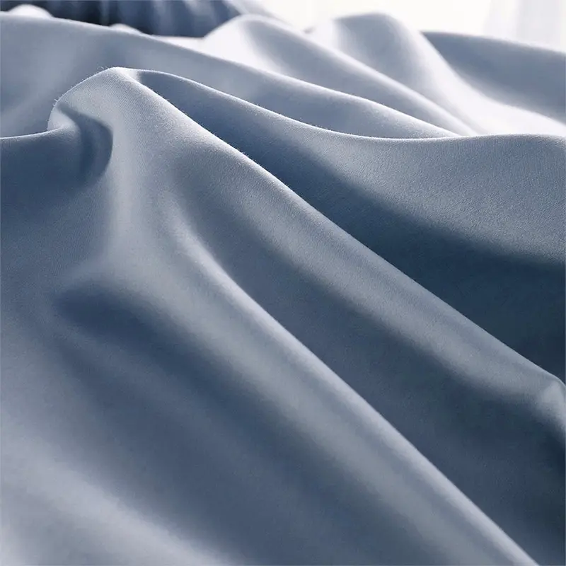 100% Cotton 650TC Sateen Silver Blue Quilt Doona Cover Set