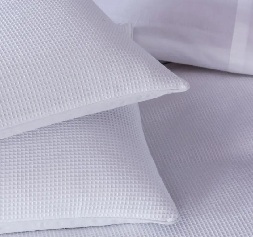 100% Premium Cotton White Waffle Quilt Cover Set