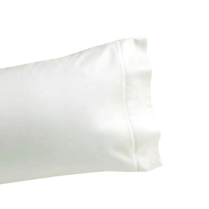 A pair of 1000tc Long Staple 100% Cotton Sateen OffWhite Pillow slips pillowcases