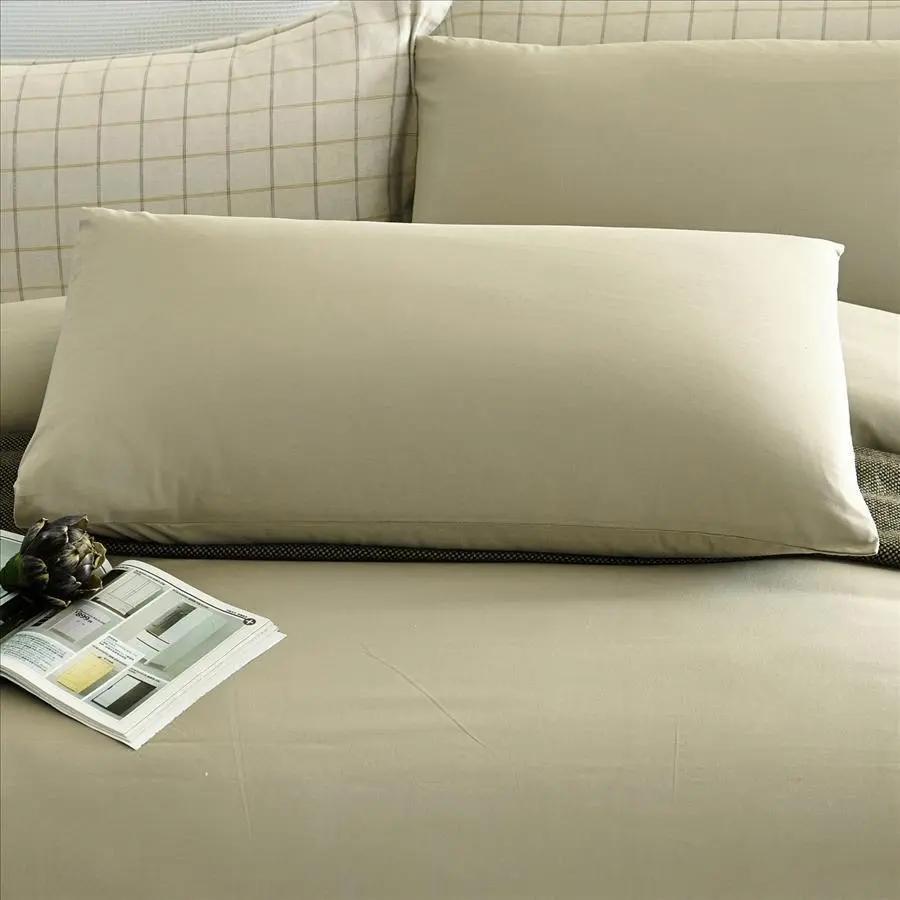 100% Cotton Plain Taupe Quilt Cover Set