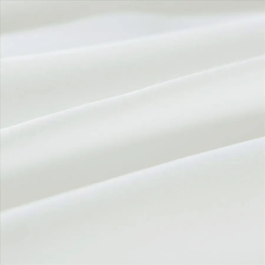 100% Cotton 800TC Sateen Plain White Colour Quilt Cover Set