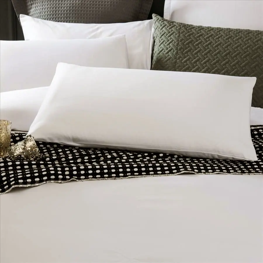 100% Cotton 800TC Sateen Plain White Colour Quilt Cover Set