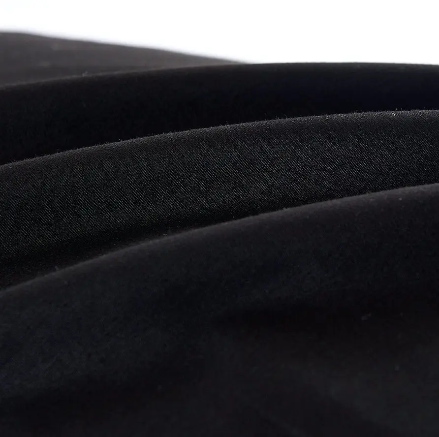 100% Cotton Black Fitted Sheet & Two Matching Pillowcases