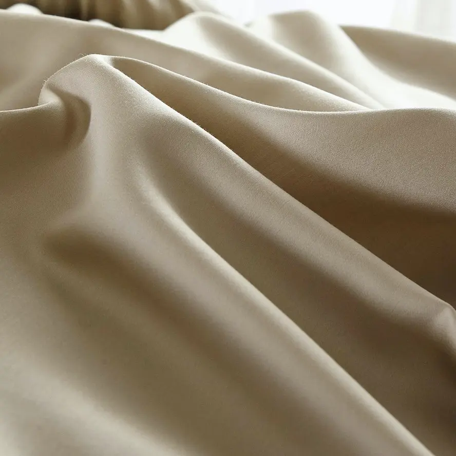 100% Cotton 650TC Sateen Taupe Quilt Doona Cover Set