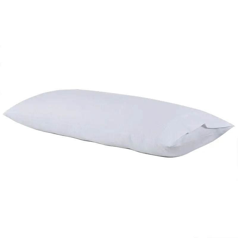 Premium Cotton 350TC Plain White Body Pillow slip pillowcase Cover 48x150cm