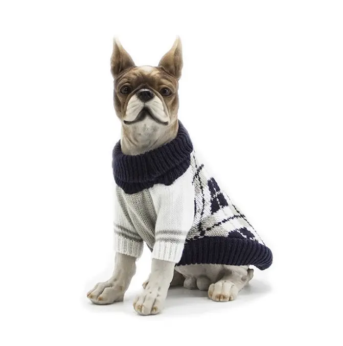 New Dog Puppy Pet Cat Winter Knitted Sweater Coat Vest Warm Outfit S M L XL A