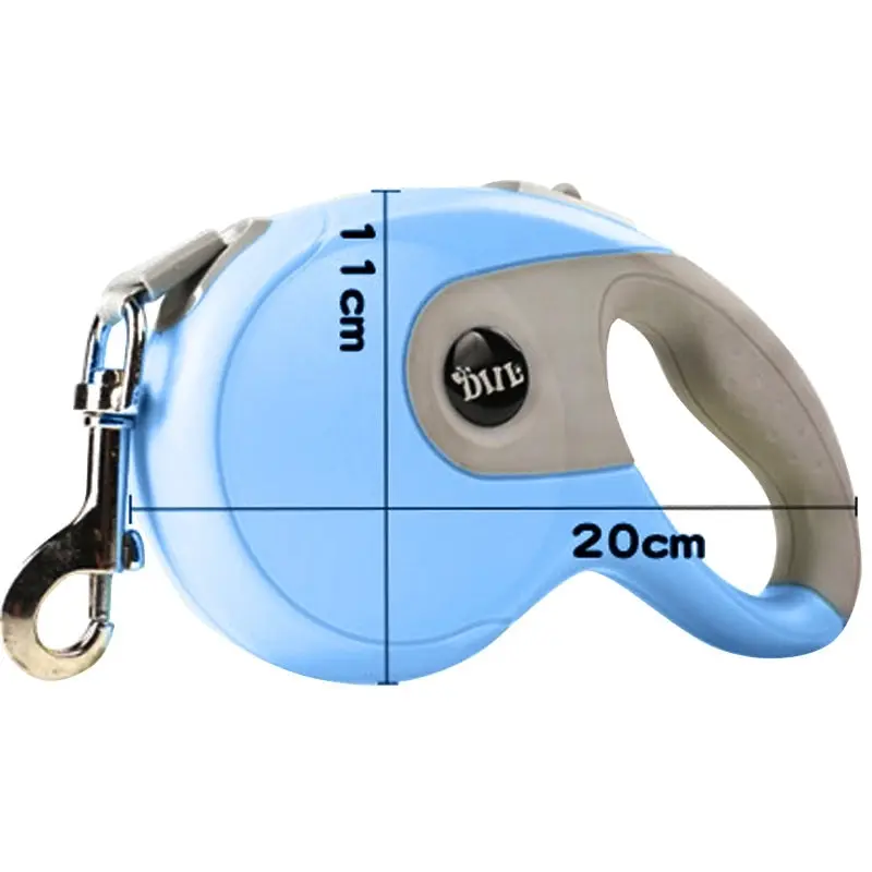 Retractable Dog Leash Trainer Lead Tangle Free Soft Hand Grip