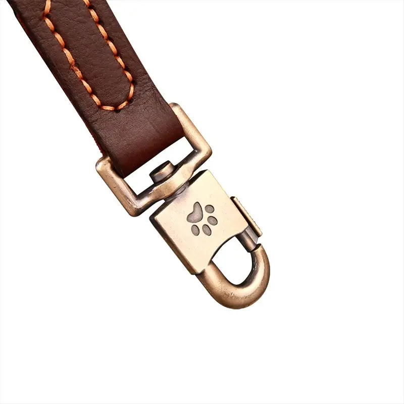 Top Quality Handmade Genuine Leather Dog Leash Lead 130cm x 2.5cm