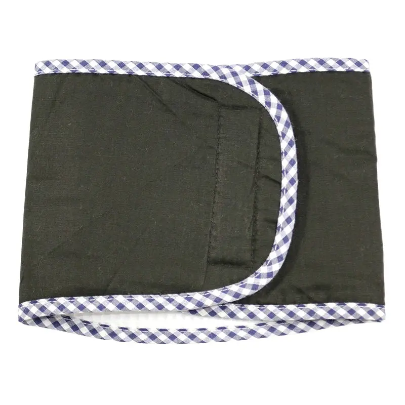 Male Dog Nappy Comfort 100% Cotton Waffle Lining Sanitary Underpants Black