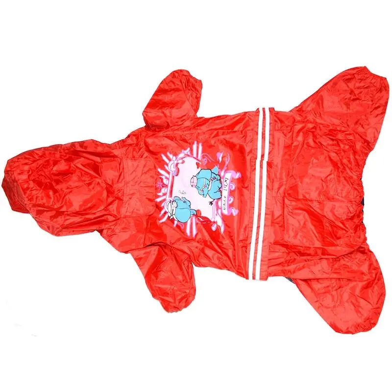 Large Breed Dog Raincoat Hoodie Poncho Jumper Vest Pet clothes