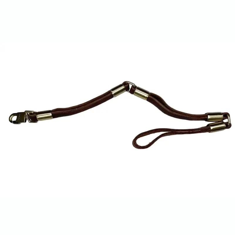 Dog leash Superior Quality Genuine Real Ox Leather Foldable Dog Leash Lead