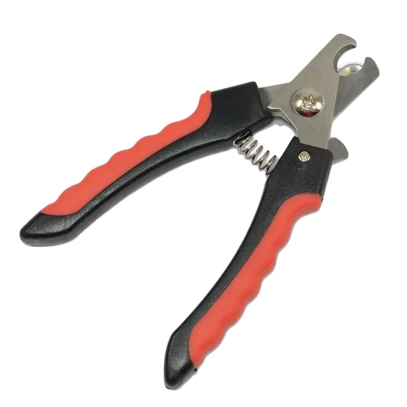 2 x Small Dog Cat Nail Clipper Grooming Shears Scissors Ergonomic w Steel File