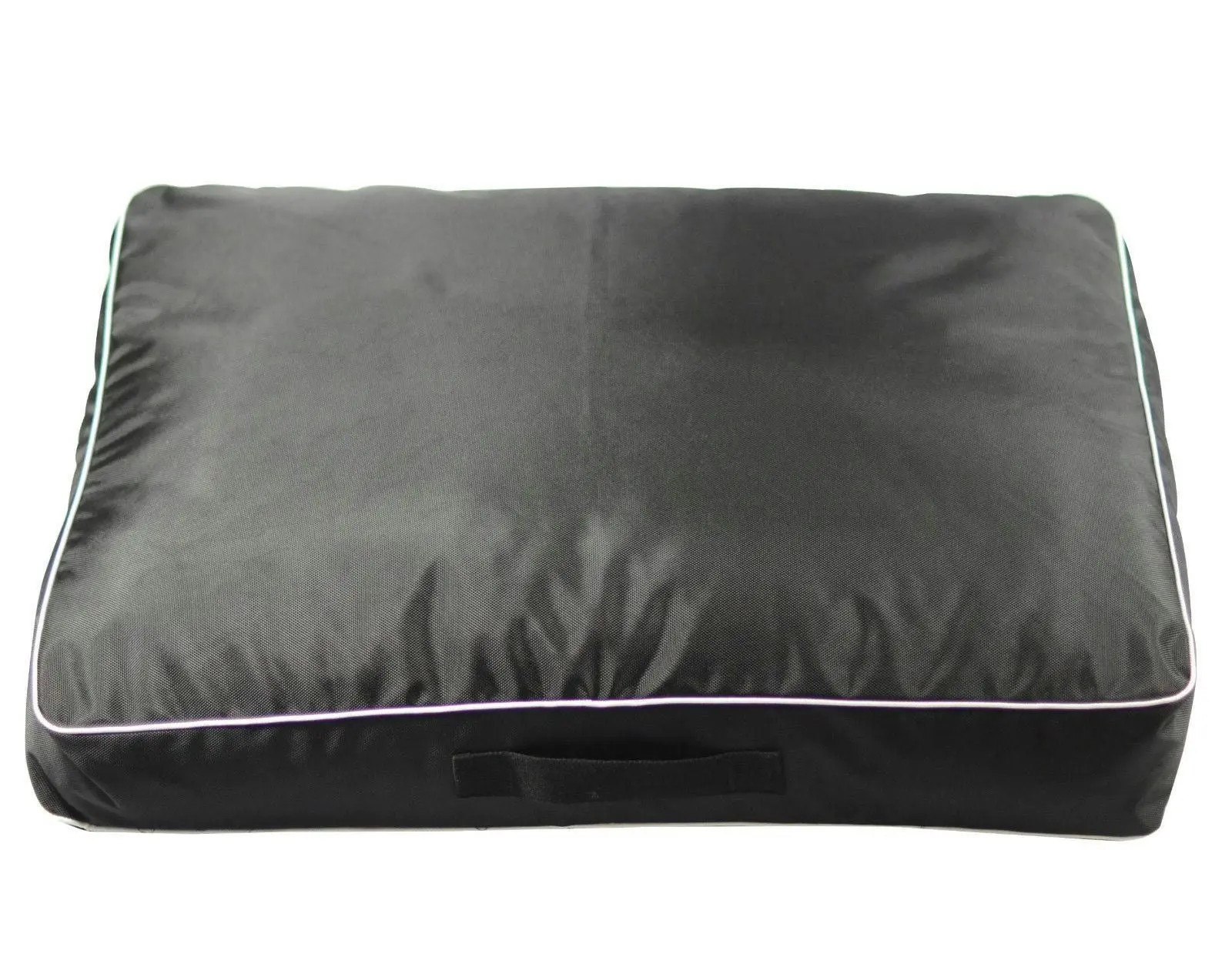 Dog Bed 80x60x10cm Scratch Resistant Waterproof Soft cushioned Plush Canvas Dog Floor Mat Black