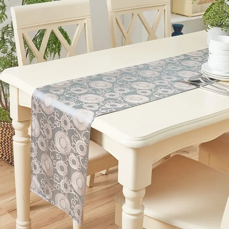 Premium Quality Sateen Jacquard Dining Table Runner 220x32cm