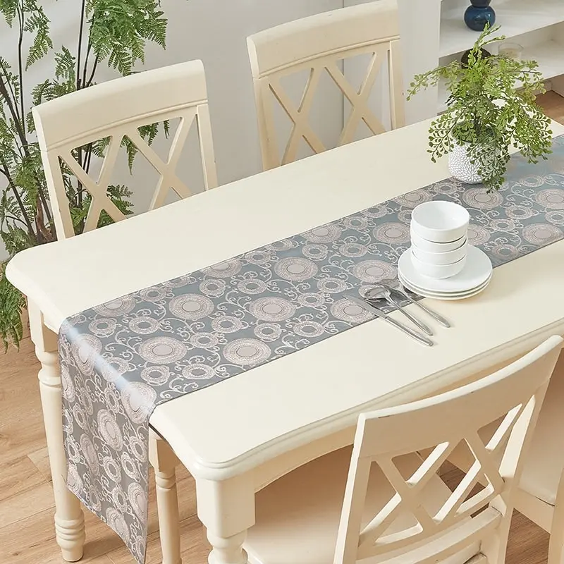 Premium Quality Sateen Jacquard Dining Table Runner 220x32cm