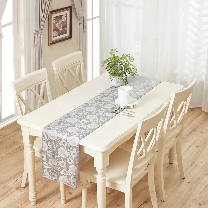 Premium Quality Sateen Jacquard Dining Table Runner 220x32cm