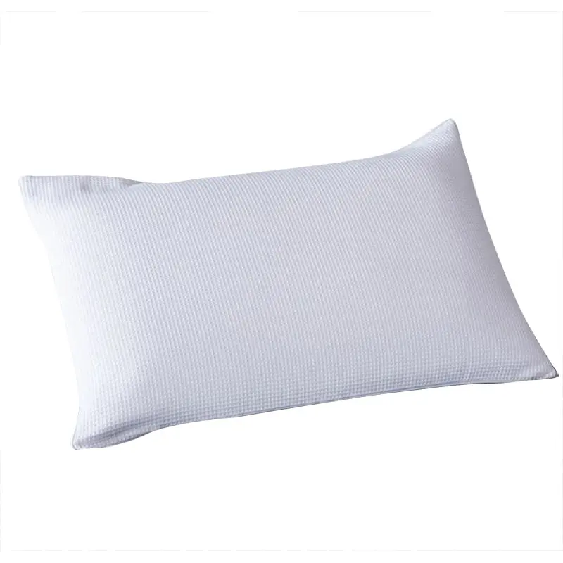 2 x 100% Cotton White Waffle Weave Euro Square Breakfast Body Pillowcases Cushion Covers