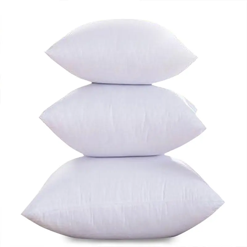 A Pair of Aus Made Cotton Cover/Polyester Filling Euro Square Cushion Pillow Inserts