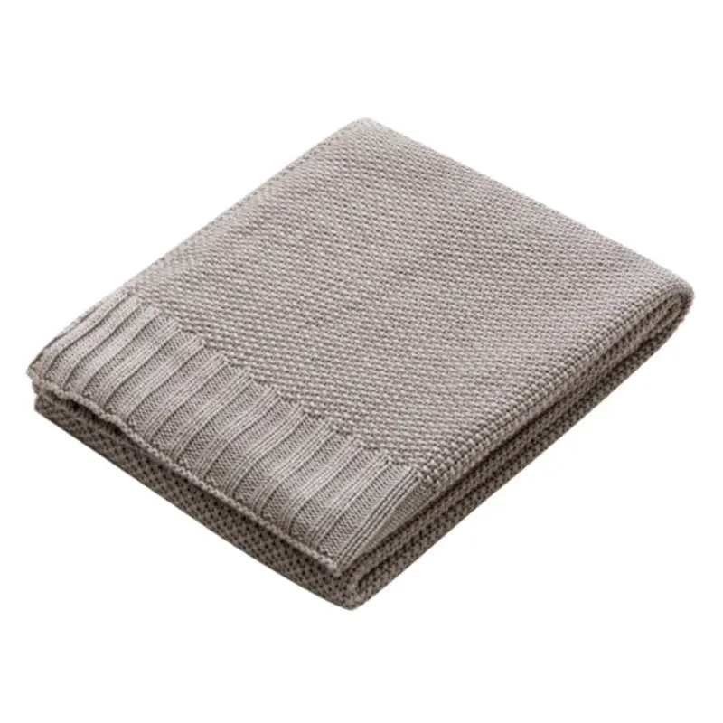 100% Bamboo Kids Children Knitted Blanket Cool Feel Throw Rug 80x100cm