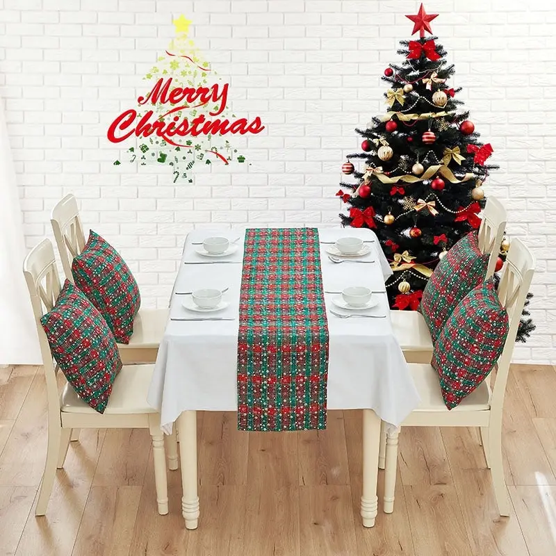 Christmas Pattern Dining Table Runner 220x30cm