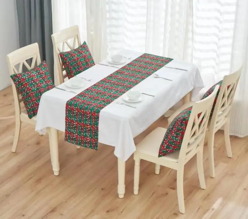 Christmas Pattern Dining Table Runner 220x30cm