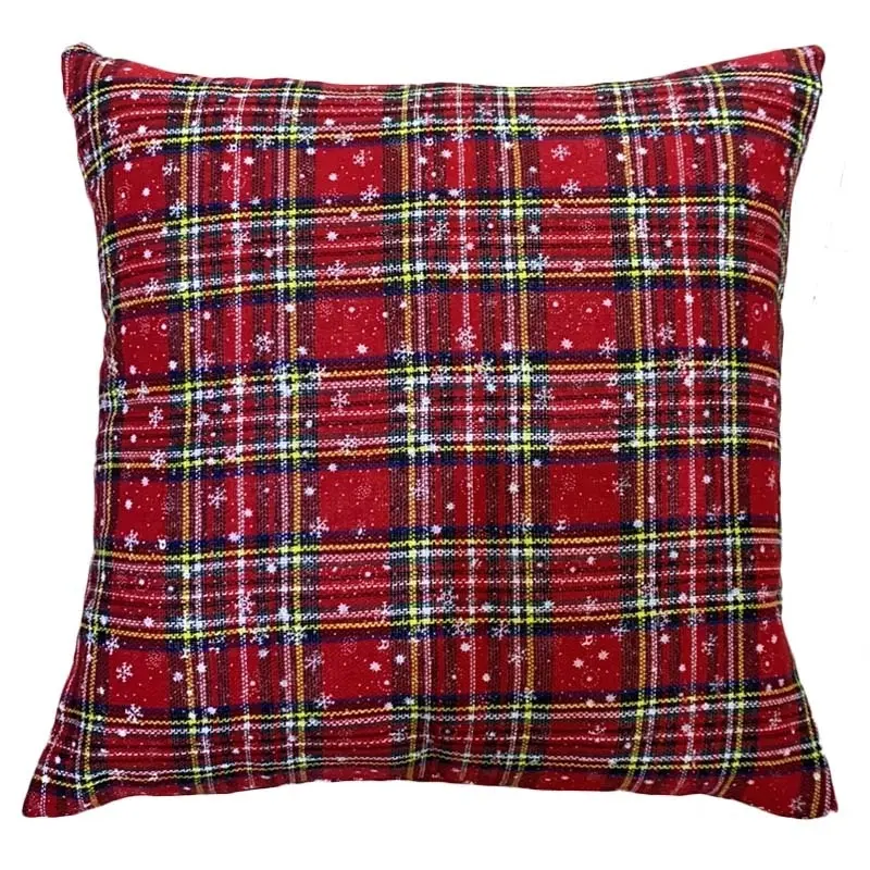 A pair of Christmas Pattern Square Cushion Pillow Covers 45x45cm