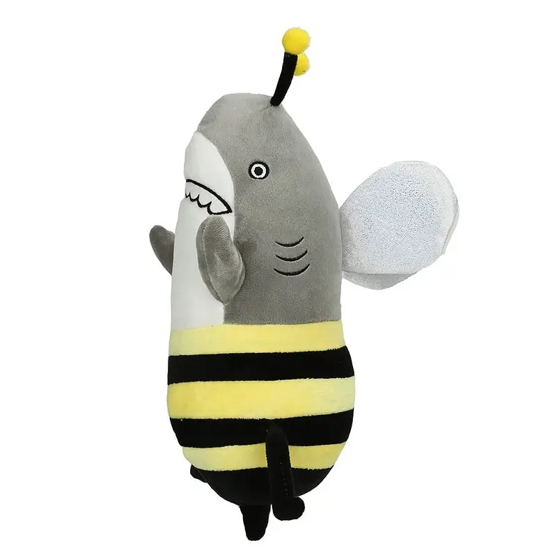 Large Super Soft Cute Shark Bee Plush Toy 110cm