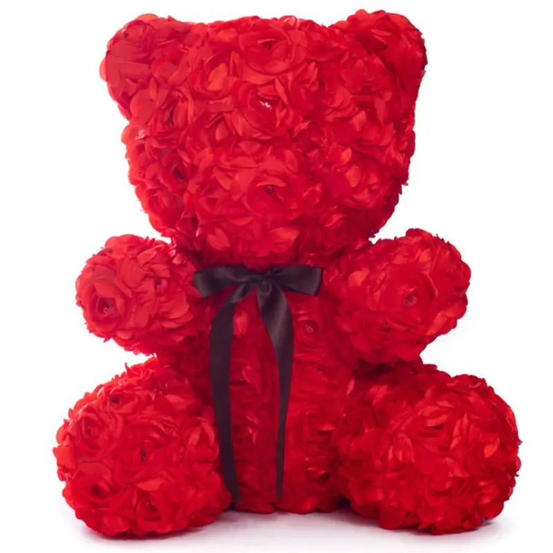 Giant Wedding Valentine's day Red Rose Bear Large Plush Toy 80cm