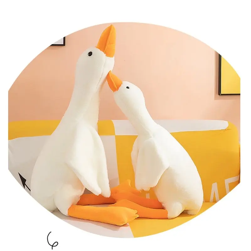 Large Jumbo White Goose Plush Toy 130cm 160cm 190cm Long