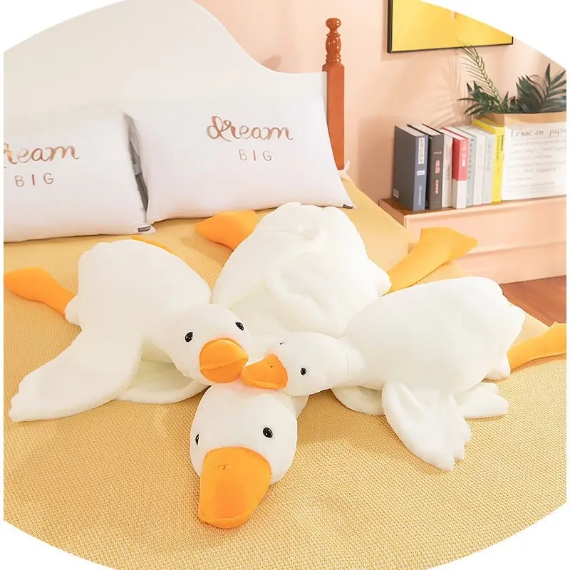 Large Jumbo White Goose Plush Toy 130cm 160cm 190cm Long