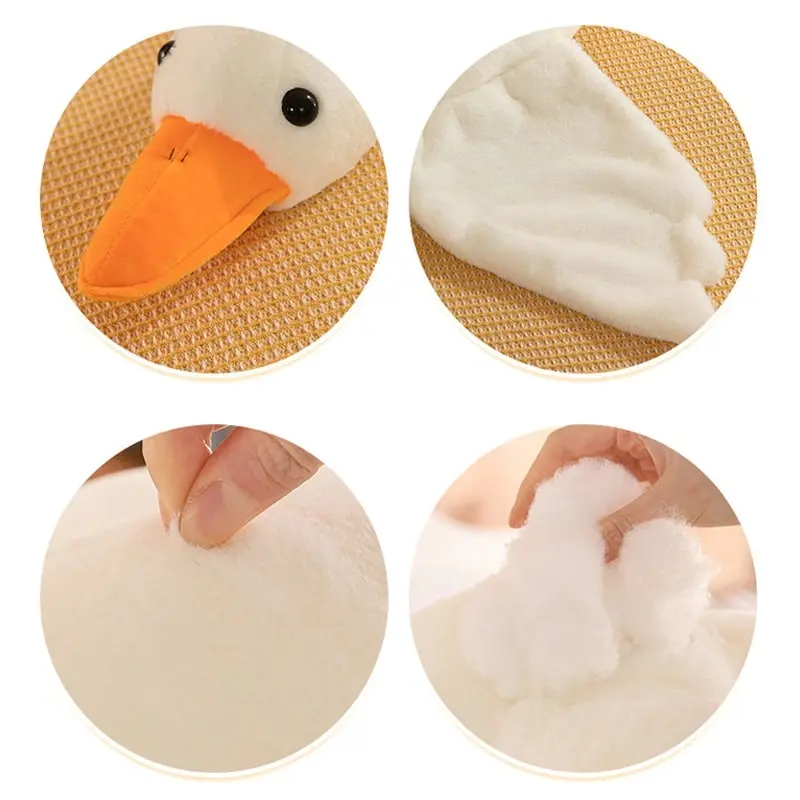 Large Jumbo White Goose Plush Toy 130cm 160cm 190cm Long