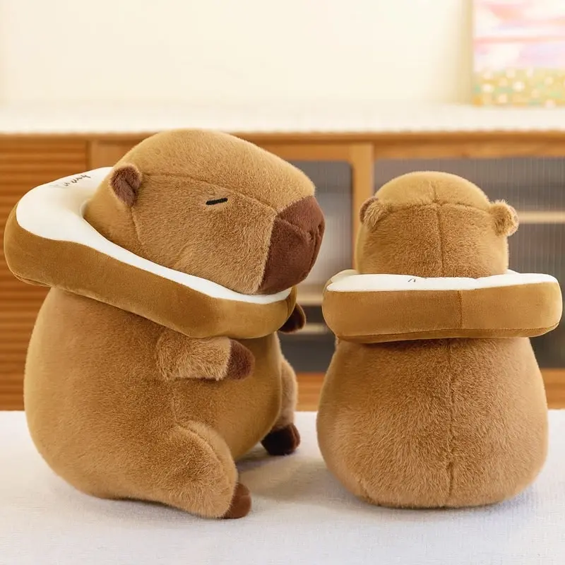 Super Cute Soft Fleece Toast Bread Capybara Plush Toy 50cm Brown