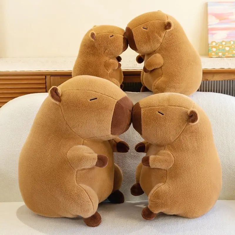 Super Cute Soft Fleece Toast Bread Capybara Plush Toy 50cm Brown