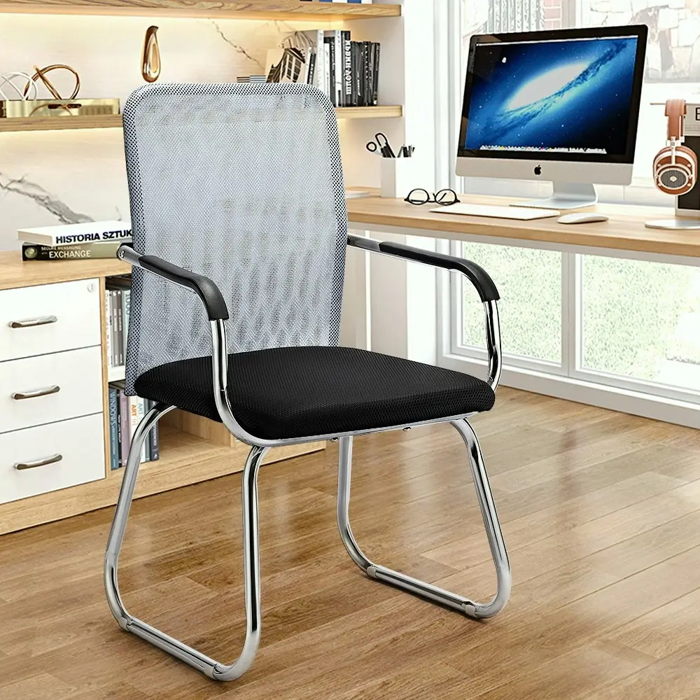 Furb Mesh Office Chair Executive Study Work Chair w/ Breathable Mesh Back Grey